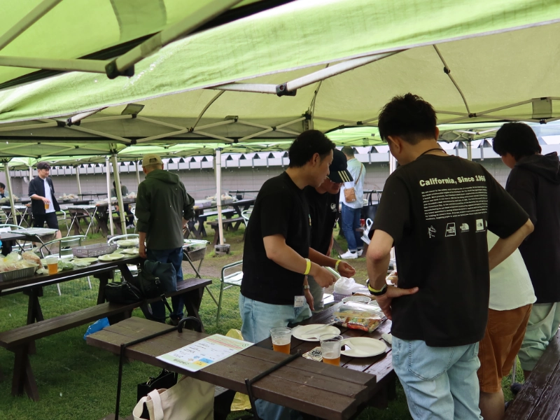 家族参加型現場見学会+バーベキュー大会の様子