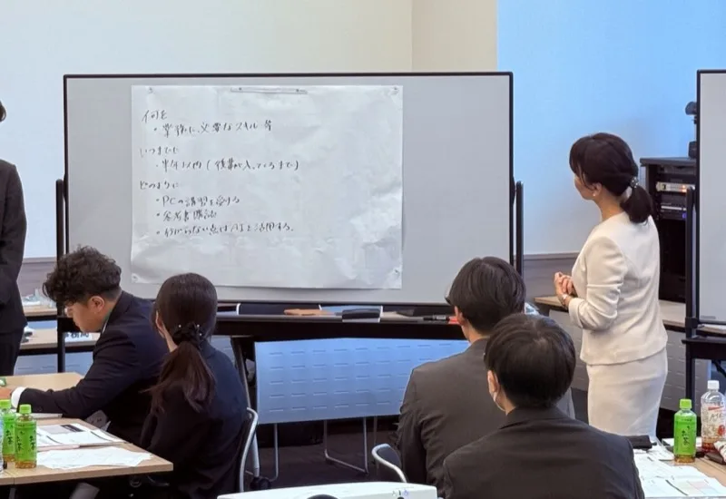 新卒外部研修フォロー講座の様子
